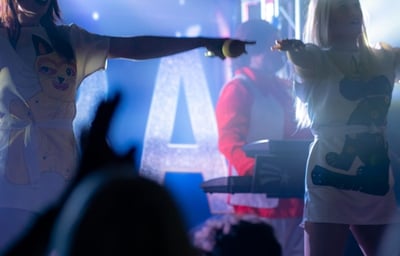 ABBA tribute band Kiss The Teacher