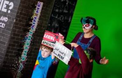 The magic of Green screen at the photobooth