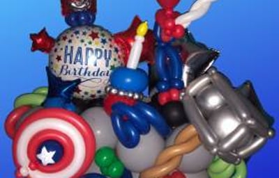 Super Hero Party Display