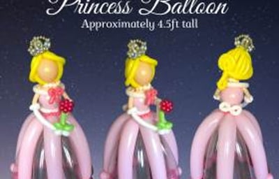 Large balloon princess