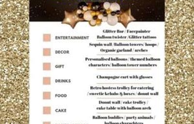Party checklist