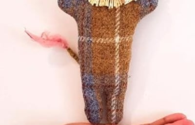 Harris Tweed lion Teddy 