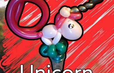 Unicorn on candy cup 