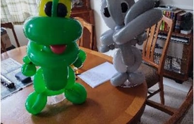 Toad king and elephant (medium)