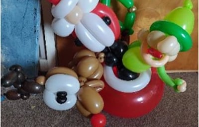 Xmas donut centre piece