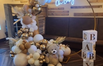 Baby Shower 1/2 Hoop