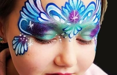 Glasgow face painter Cherry Face Painting