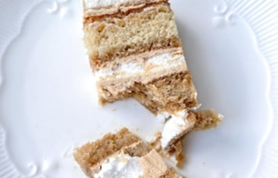 Hazelenut Mousseline Cream cake 