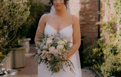 Bride before ceremony