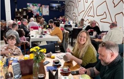 Pop-up pottery painting event