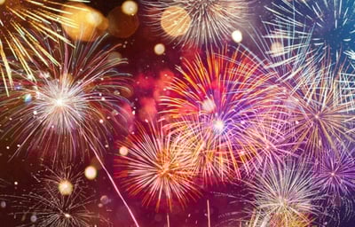 Mesmerizing Fireworks Display West Yorkshire