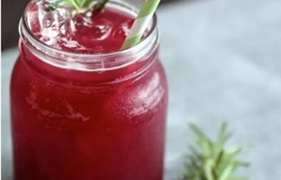 Blackberry Lemonade No Whiskey Mocktail