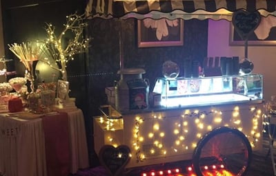 Night time service ready to give great ice-cream