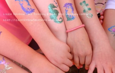 Glitter Tattoos Waterproof Temporary