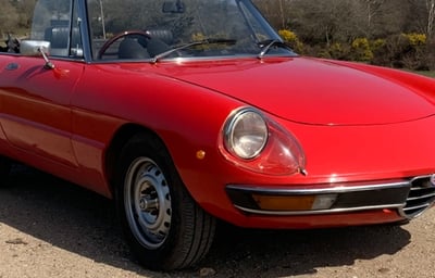 Alfa Romeo Spider for Self Drive Hire
