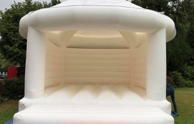 Large White bouncy castle