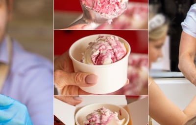 locally sourced gelato and soft serve