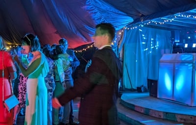 Wedding in the woods, Chipping Norton