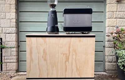Coffee Cart Wooden