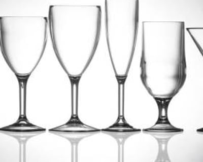 Reusable Stemmed Wineglasses