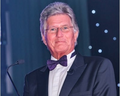 Mark hosting the e3 Business Awards at the Macron Stadium, Bolton.