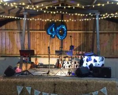 perfect setting for a barn dance