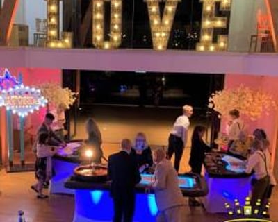 LED tables Las Vegas theme