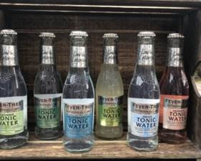 Fever-tree selection for Scottish Craft gin bar