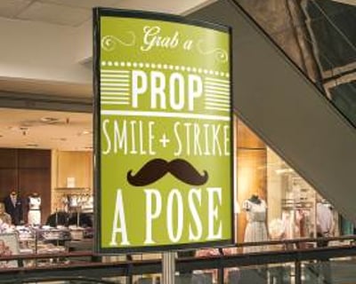 Shopping Centre Advertisement