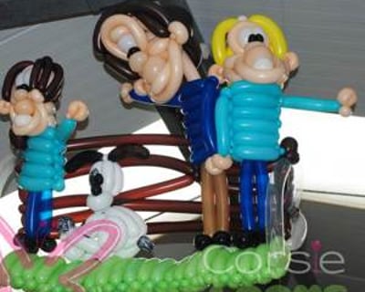 Balloon Model Display at Active Kids Adventure Park.