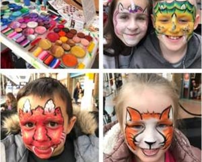 Izzy Face painting pics