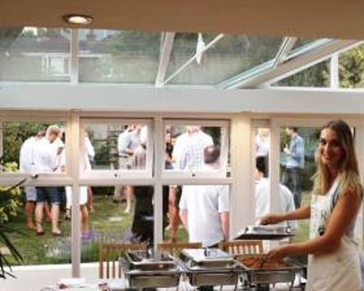 Buffet for garden party