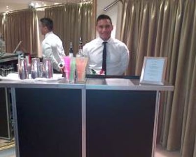 Cocktail Bartender and Bar Unit