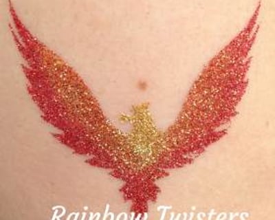 Eagle Glitter Tattoo