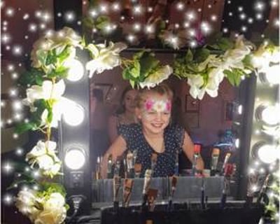 ulie glitter bar wedding flower girl mirror