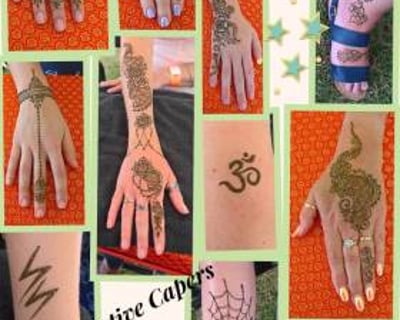 A selection of Henna designs from an event 