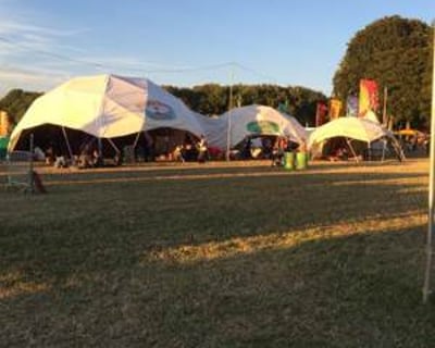 Boomtown in the evening