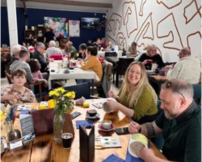 Pop-up pottery painting event