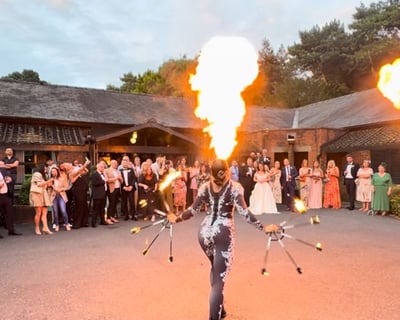 Fire Show with Breathing