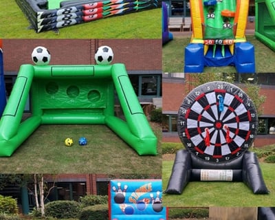 Giant inflatable games package
