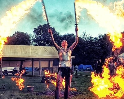 Captivating grand fanale