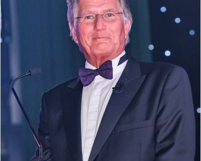 Mark hosting the e3 Business Awards at the Macron Stadium, Bolton.