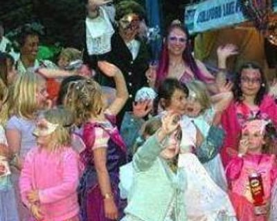 Children with Felicity Fairy at 3 Wishes Festival