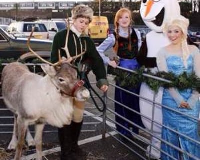 Elsa, Anna, Olaf, Sven and Elf!