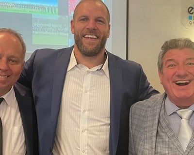 Austin Knight & Harry Redknapp.