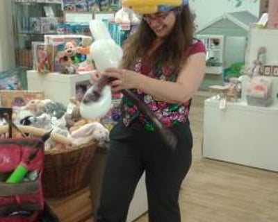 Tanya Balloon Modelling at McEwens of Perth