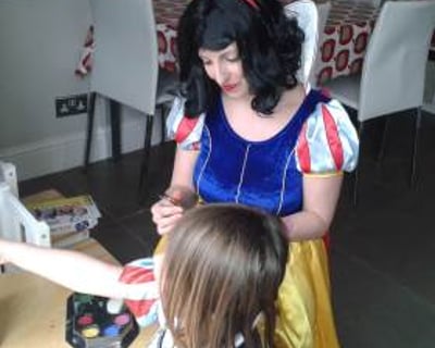 Snow White Face Painting