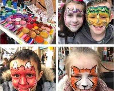 Izzy Face painting pics