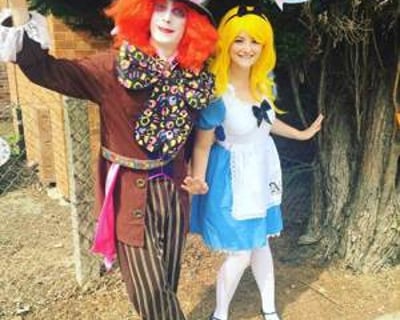 Mad hatter and alice