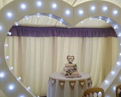 Cake Table & Heart